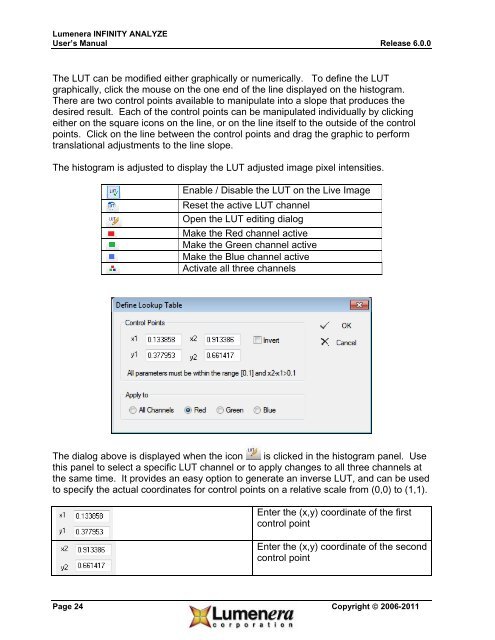 INFINITY ANALYZE User's Manual - Spectra Services