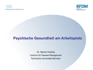 Vortrag von Dr. Werner Kissling - gesund-fuehren.net