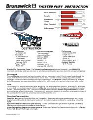 TWISTED FURY DESTRUCTION - Brunswick Bowling