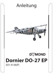 Anleitung zu Dornier DO-27 EP PNP 2,0m (2093 kB) - Staufenbiel