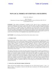 Non-local Models of Stiffness and Damping - Michael I Friswell