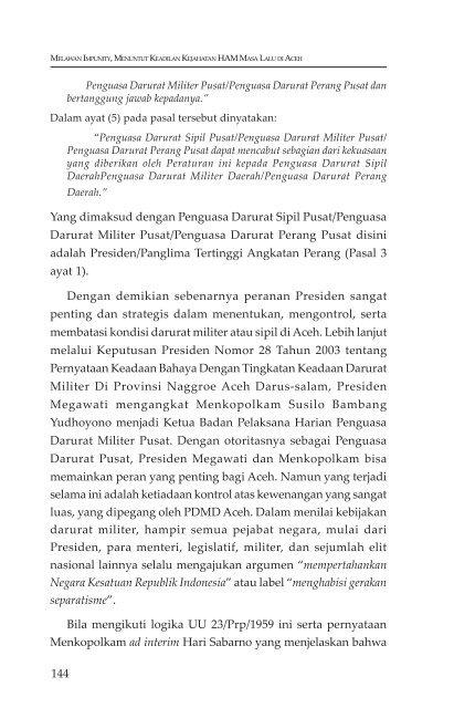 Aceh Damai Dengan Keadilan? Mengungkap Kekerasan ... - KontraS