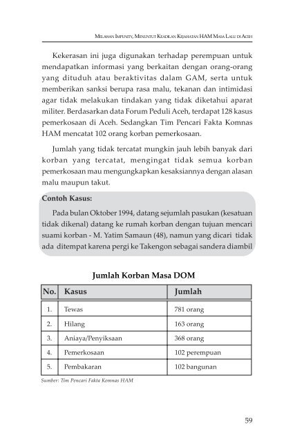 Aceh Damai Dengan Keadilan? Mengungkap Kekerasan ... - KontraS