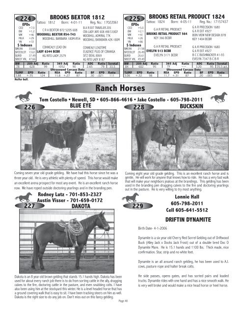 Download Catalog - BILL PELTON Livestock, LLC