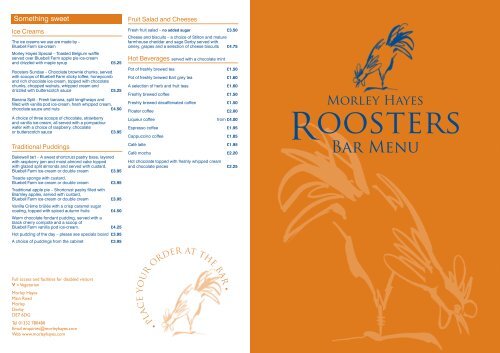 Roosters menu deals