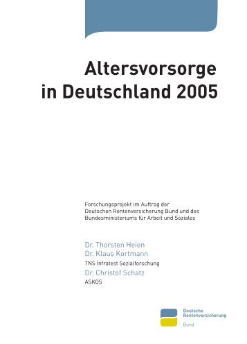 Studie „Altersvorsorge in Deutschland“ (AVID) - Einblick-archiv.dgb.de