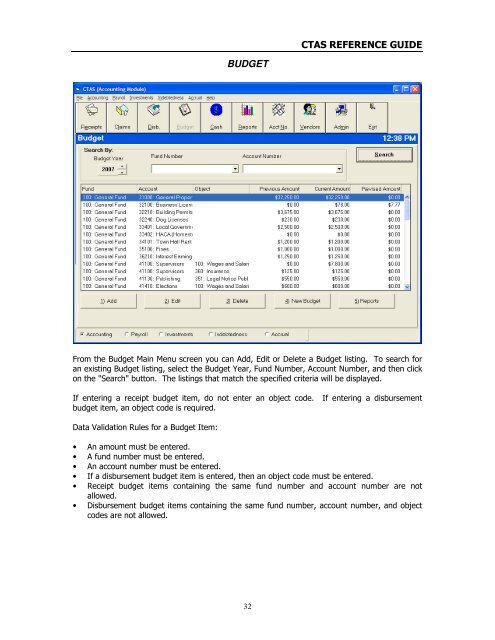 CTAS Reference Guide.doc - Office of the State Auditor