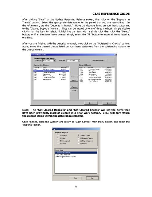 CTAS Reference Guide.doc - Office of the State Auditor