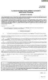 Form MP-6A - The Illinois Housing Development Authority