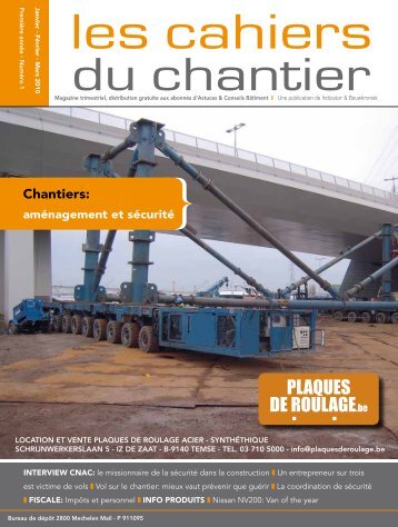 numÃ©ro 1 - Les cahiers du chantier