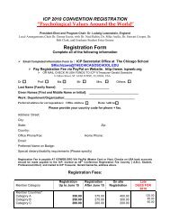 Registration Form - The Chicago School of Professional Psychology