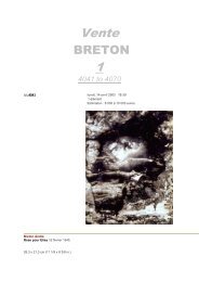 Vente BRETON 01 - Sculpture 1940