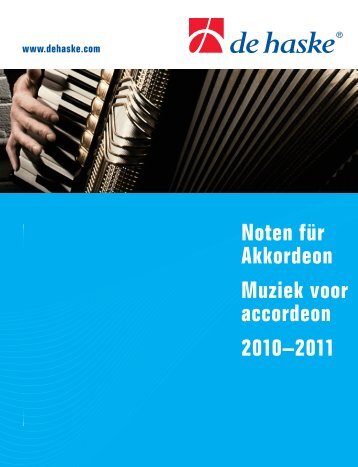 Noten für Akkordeon Muziek voor accordeon 2010–2011 - Krompholz