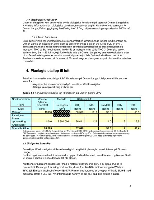 Referanser - Klima