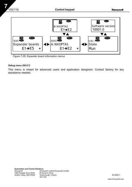 NXS Form 63-2600, Users Manual, Technical Data - CONTROL ...