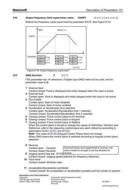 NXS Form 63-2600, Users Manual, Technical Data - CONTROL ...