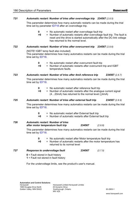 NXS Form 63-2600, Users Manual, Technical Data - CONTROL ...