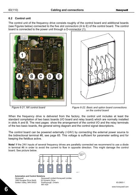 NXS Form 63-2600, Users Manual, Technical Data - CONTROL ...