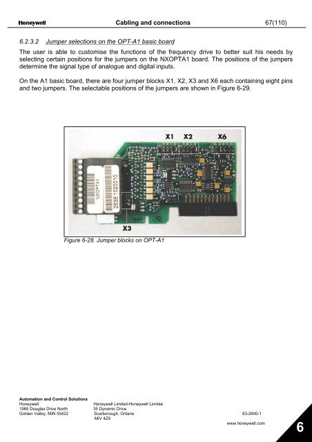 NXS Form 63-2600, Users Manual, Technical Data - CONTROL ...