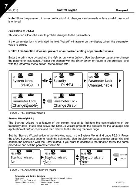 NXS Form 63-2600, Users Manual, Technical Data - CONTROL ...