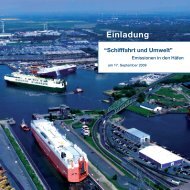 Schifffahrt und Umwelt - Nautischer Verein zu Bremerhaven eV