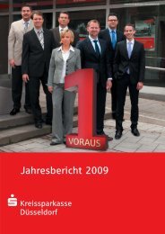 Jahresbericht 09 Kreissparkasse Dusseldorf