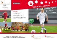 Sparkassen- Fussballferien - Erlebniswelt FuÃball