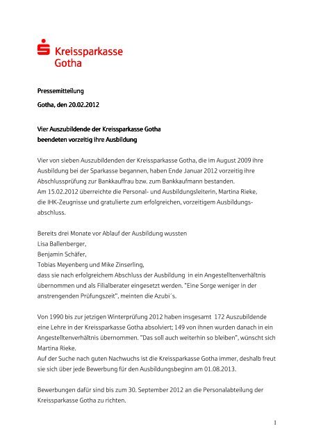 S Kreissparkasse Kreissparkasse Kreissparkasse Gotha Gotha