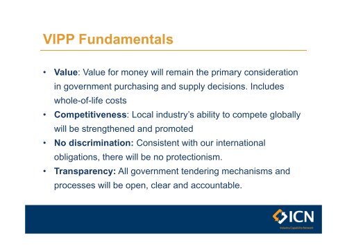 Victorian Industry Participation Policy - Aston Smith, VIPP Program ...