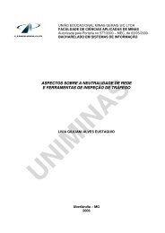 aspectos sobre a neutralidade de rede e ferramentas de inspeÃ§Ã£o ...