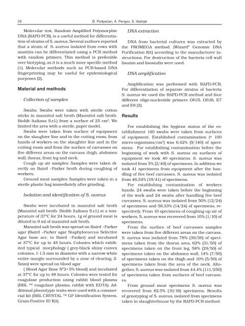 Slov Vet Res 2007; 44 (1/2) - Slovenian veterinary research