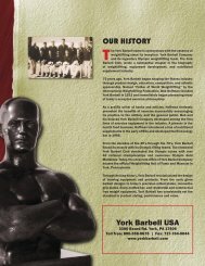 York Selectorized Binder.pdf - Used Fitness Equipment
