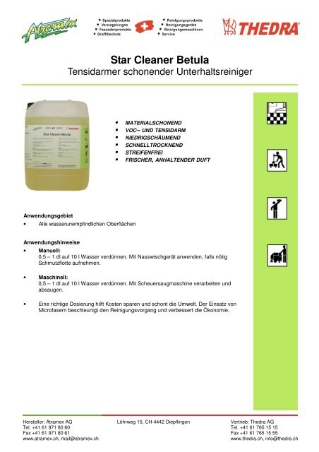 datenblatt-Star Cleaner Betula