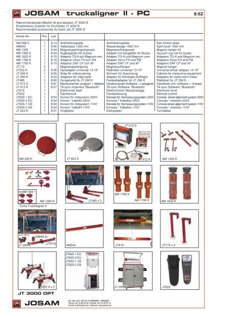 JOSAM JOSAM truckaligner ll - PC