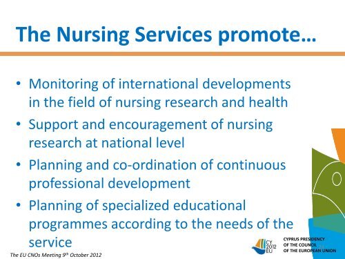 Nursing Development in Cyprus