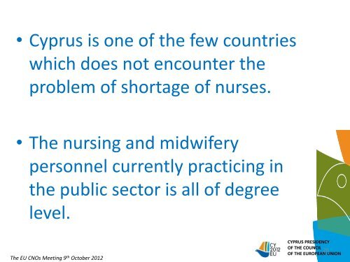 Nursing Development in Cyprus