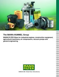 The MANN+HUMMEL Group - R.E.Morrison Equipment Inc.