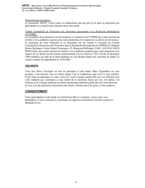 Consentement - Service d'Urologie CHU Henri Mondor
