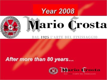 Mario Crosta year 2008