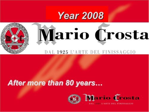 Mario Crosta year 2008
