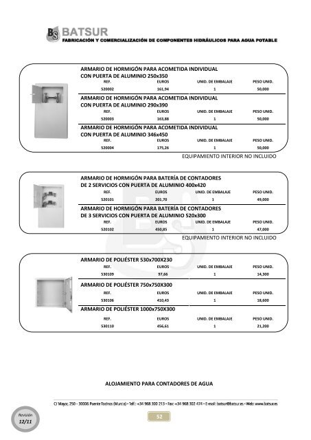 TARIFA DE PRECIOS - Diteco