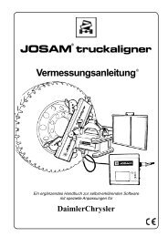 JOSAM truckaligner