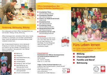 Flyer Offene Ganztagsschule / PDF - Caritas-pb.de