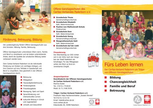 Flyer Offene Ganztagsschule / PDF - Caritas-pb.de