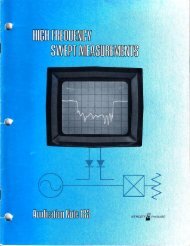 AN-183 -- High Frequency Swept Measurements