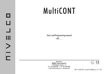 MultiCONT PRW-200 - Nivelco Process Control Co., Inc.