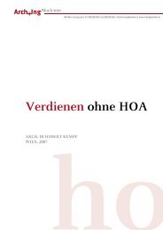 Verdienen ohne HOA - Dipl. Ing. Hubert Kempf