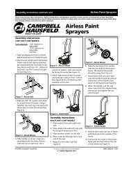 Airless Paint Sprayers - Campbell Hausfeld