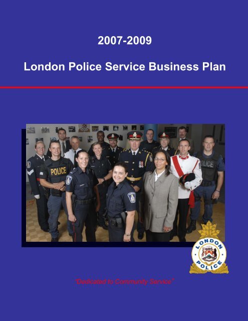 london police service business plan