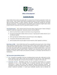 Acceptable Gifts Policy (pdf) - Seton Catholic School